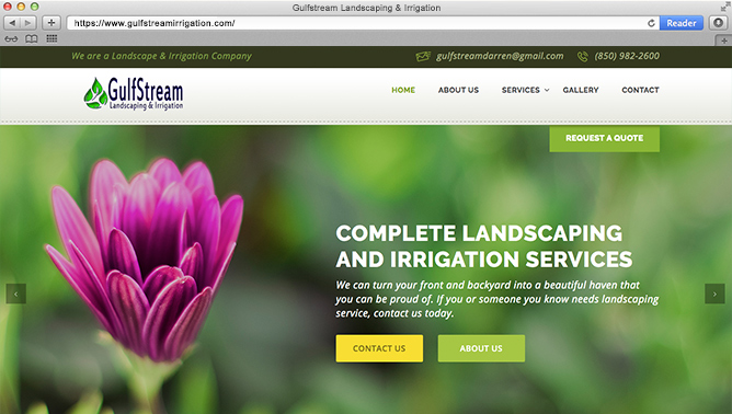 Gulfstream Landscaping Website