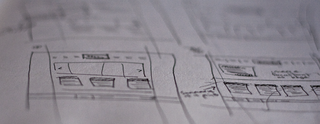 website wireframe example